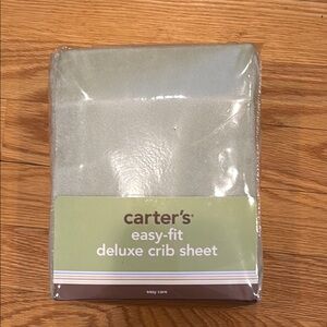 Carter's Easy-Fit Deluxe Crib Sheet - Green